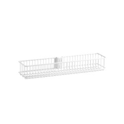 elfa Top Track System - Medium Wire Basket for Door & Wall Racks - 435 x 104 x 70mm - White