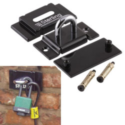 Sterling Ground/Wall/Shed Anchor - 108 x 55 x 53mm - Black