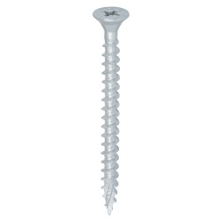 TIMCO C2 Exterior Pozi Countersunk Wood Screws - 5.0 x 60mm - Silver Organic - Pack of 200
