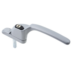 Fab & Fix uPVC/Timber Connoisseur Offset Locking Multipoint Window Handle - RH - Premium Satin
