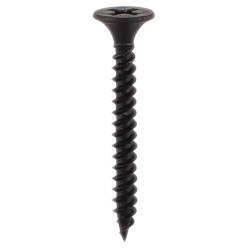TIMCO Fine Thread Bugle Head Drywall Screws - 3.5 x 25mm - Dark Grey Phosphate - Pack of 1000