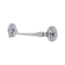 Touchpoint Cabin Hook & Eye - 100mm Length - Polished Chrome