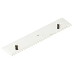 Frelan Hoxton Rushton Cabinet Knob Backplate Only - 140 x 30mm - Polished Nickel