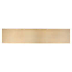 Altro Stainless Steel Kick Plate - 700 x 150 x 1.2mm - 8 Screw Holes - Antique Brass