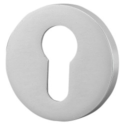 Anti-Bacterial Escutcheon - 50mm Diameter - Euro - Satin Stainless Steel