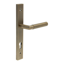 CRES by Frelan CR-102 uPVC Multipoint Door Handle - 92mm c/c - Antique Brass