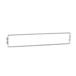 elfa Top Track System - Double Storage Hanging Rail - 598mm Length - Platinum