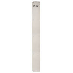 Altro Stainless Steel Finger Plate - Push - 950 x 80 x 1.5mm - Satin