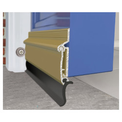 Exitex Automatic Rise & Fall Door Draught Excluder - 914mm Length - Inward Opening Doors - Gold