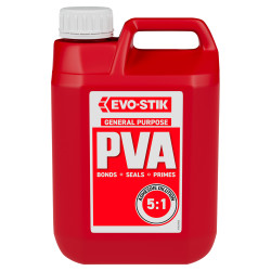 Evo-Stik Evo-Bond PVA Sealer and Primer - 5000ml