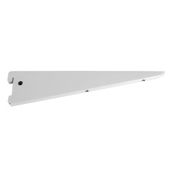 Altro Twin Slot Shelf Bracket - 320mm Length - White