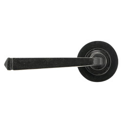 From The Anvil External Beeswax Door Handles on Round Rose - Avon Range