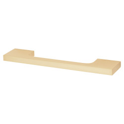 Altro Bibury 8mm Slim D-Bar Cabinet Pull Handle - 128mm Centres - Satin Brass