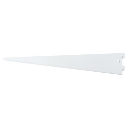 Altro Twin Slot Shelf Bracket - 470mm Length - White