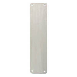 Altro Stainless Steel Plain Finger Plate - 300 x 75 x 1.5mm - Polished