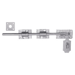 Heavy Duty Locking Gate Bolt - 450mm Length - Galvanised