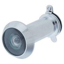 Carlisle Brass 180° Door Viewer - Door Thickness 35-55mm - Polished Chrome