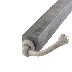 Lead Square Sash Window Weight - 13.8lb (6.26kg) - 600 x 32 x 32mm