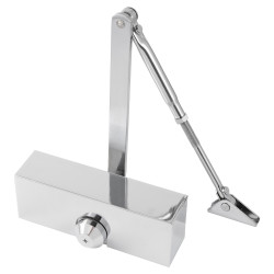 Eclipse 73 Series Fire Door Closer - Power Size 3 - Push/Pull Mounting - Polished Chrome