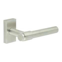 CRES by Frelan CR-103 uPVC Multipoint Door Handle on Rectangular Rose - Satin Stainless Steel