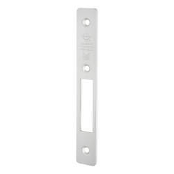 Adams Rite MS1850S Screw Cylinder Hook Deadlock Faceplate - 174 x 25mm - Satin Anodised Aluminium