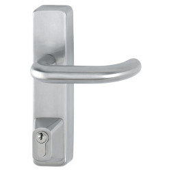 Arrone AR8805 Outside Access Device with Cylinder - Lever - Silver