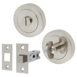 Serozzetta by Carlisle Brass GK4004 Bathroom Turn & Release & Deadbolt Ultimate Kit - Satin Nickel