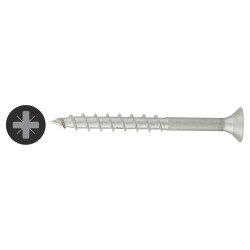Reisser R2 Retinox Pozi Countersunk Wood Screws - 6.0 x 60mm - A2 Stainless Steel - Pack of 100
