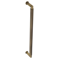 Burlington by Frelan Antique Brass 20mm D-Bar Door Pull Handle - Screw Fix - 425mm c/c - Piccadilly Range