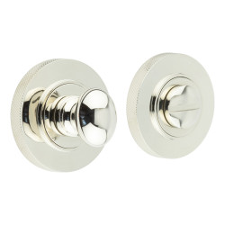 Burlington by Frelan Inner 1 Turn & Release with Knurled Rose - 47mm Diameter - Pol Nickel