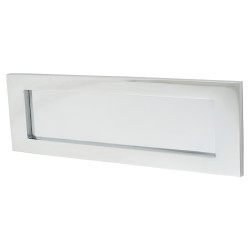 Heritage Brass by M Marcus Letter Plate - 305 x 101mm - Polished Chrome