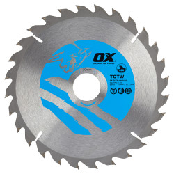 OX TCT Circular Saw Blade - 184 x 30mm - 28T - Wood