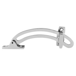 Heritage Brass by M Marcus Locking Quadrant Stays - 155mm Length - 114mm Throw - Polished Chrome