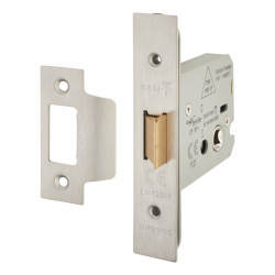 Altro Heavy Duty Flat Latch - 79mm Case - 57mm Backset - Satin Stainless Steel