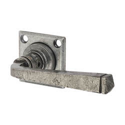 Olde Forge Pewter Door Handles on Square Rose - Avon Range