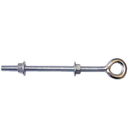 Welded Eye Bolt - 250 x 10mm - Zinc Plated - Pack of 10