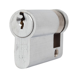 Eurospec 5 Pin 45mm Euro Single Cylinder - 35 + 10mm - Satin Chrome - Master Keyed