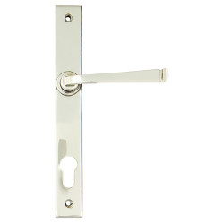 From The Anvil Avon uPVC Slimline Multipoint Door Handle - 92mm c/c - Polished Nickel
