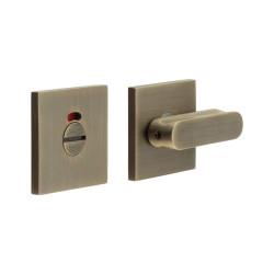 CRES by Frelan CRES803 Square Bathroom Turn & Release with Indicator - 54 x 54mm - Antique Brass