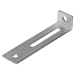 Adjustable Bracket - 77 x 15 x 17.5mm - Zinc Plated - Pack of 10
