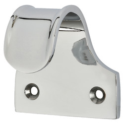 Touchpoint Budget Sash Window Finger Lift - 52 x 35mm - Polished Chrome