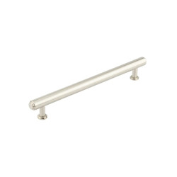 Burlington by Frelan Belgrave 18mm Stepped T-Bar Cabinet Pull Handle - 224mm c/c - Satin Nickel