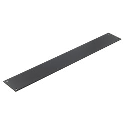 CRES by Frelan 316 Stainless Steel Finger Plate - 550 x 74 x 3mm - Black