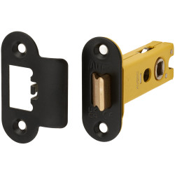 Altro Heavy Duty Tubular Latch - 78mm Case - 57mm Backset - Radius - Matt Black