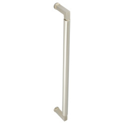 Burlington by Frelan Polished Nickel 20mm D-Bar Door Pull Handle - Screw Fix - 425mm c/c - Westminster Range