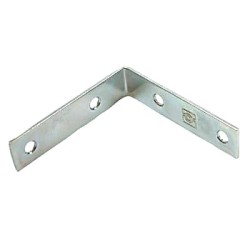 Corner Angle Bracket - 78 x 78 x 15mm - Zinc Plated - Pack of 10