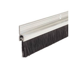 Exitex Brush Seal Strip - 914mm Length - Brush Size 22mm - Satin Aluminium
