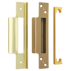 Legge B42PB/0.5 13mm Rebate Kit to suit Heavy Duty 5 Lever Sashlock - Polished Brass