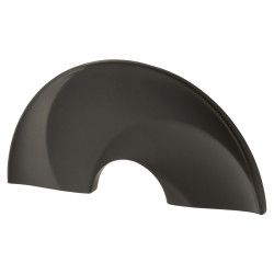 Hampstead Leigh Cabinet Finger Pull Handle - 64mm Centres - Matt Black