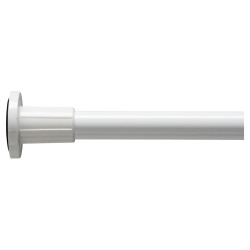 Croydex Shower Rail - Telescopic Rod - 1100-2600mm Length - White